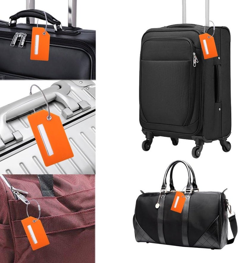 Ovener 5Pack Silicone Luggage Tag with Name ID Card Perfect to Quickly Spot Luggage Suitcase by - Image 5